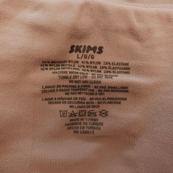 Skims Seamless Sculpt Slip Dress Mica Beige Size Large MSRP $72 - Picture 3 of 7